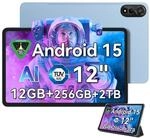 Blackview MEGA2 Tablet 12 Zoll Android 15, 36GB RAM + 256GB ROM (2TB TF