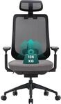COLAMY XK01 Atlas Ergonomischer Netz-B&uuml;rostuhl, Chefsessel mit hoher R&uuml;ckenlehne,