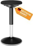 SONGMICS Dynamischer Sitzhocker, Stehhocker, Arbeitssitz, 360 &deg; drehbar,