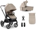 hauck Comfort N Care Air Set, Mocha - 2in1 Kinderwagen mit Luftreifen, Wanne mit