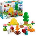 DUPLO Peppa Pig Campingausflug mit Papa Wutz &ndash; Montessori Spielzeug f&uuml;r...