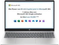 HP Laptop | 15,6" FHD Display | Intel Processor N100 | 4 GB DDR4 RAM | 128 GB UFS 