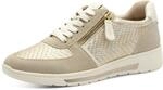 Jana Damen Sneaker flach Low Top Vegan, Gold (Gold Met STR), 38 EU