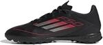 adidas Unisex F50 League Football Boots Turf, Core Black/Iron Metallic/Lucid Red, 44
