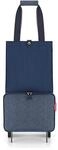 reisenthel Blau (Foldabletrolley Herringbone Dark Blue), Dunkelblau, Talla &uacute;nica,