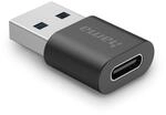 Hama USB C Adapter, USB A Stecker auf Buchse (Zum Verbinden von PC, Laptop, MacBook,