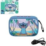 Lexibook, Disney Stitch, Tragbarer Bluetooth-Lautsprecher, kabellos, USB-C,