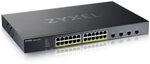 Zyxel Netzwerk Switch 24 Port | Lite-L3 | 10G | PoE | XGS1935-28HP | 24x PoE+...