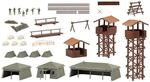 FALLER 190039 H0 Aktions-Set Bundeswehr Grundausbildung Spurweite H0, 3 Farben