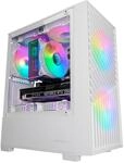 Mars Gaming MC-Vortex, MicroATX Gaming-Geh&auml;use, Geometrisches Mesh-Frontpanel,