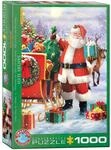 Eurographics 1000 Teile - Nikolaus mit Schlitten von Simon Tread, White