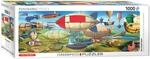 Eurographics 1000 Teile Panorama - Das grosse Rennen