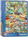 Eurographics 1000 Teile - Alte Reisewerbung, 48 x 68 cm