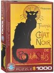 EuroGraphics 1000 Teile - Chat Noir - Die schwarze Katze, mehrfarbig,
