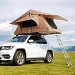 VEVOR Dachzelt Hartschale Autozelt Camping f&uuml;r 2&ndash;3 Personen, zusammenklappbares