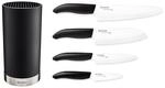 Kyocera KB-RD BK 4KN FK EU - 4-teiliges Messer- und Block-Set, Schwarz