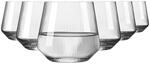RITZENHOFF 6281002 Universalglas 6er-Set 400 ml - Sonnenschliff - transparentes