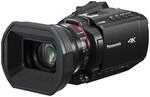 Panasonic HC-X1200E 4K 60p Palm-Style Camcorder with 25mm Wide-Angle Lens, 24x