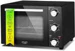 ADLER EUROPE AD 6024 Mini Elektrischer Ofen 22L, Minibackofen mit Umluft, Timer,