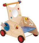HABA Entdeckerwagen &ndash; Stabiler Lauflernwagen f&uuml;r Kinder ab 10 Monaten &ndash; Mit