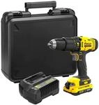 STANLEY FATMAX 18V V20 Schlagbohrmaschine mit 2 x 2,0Ah Lithium-Ionen-Akkus und