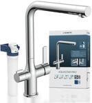 SCH&Uuml;TTE AQUASTAR PRO 3-Wege-Filterarmatur, sauberes Trinkwasser direkt aus dem Hahn,