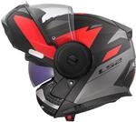 LS2, Modularer Motorradhelm Scope II DURIA Black Red, XXL