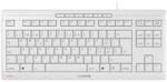 CHERRY Stream Keyboard TKL, Kabelgebundene Tastatur ohne Nummernblock, Schweizer