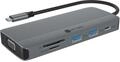 ICY Box USB-C Docking Station 10-in-1, mit 4k@60Hz HDMI, VGA 2k@60Hz, 100W Power