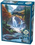 Cobble Hill 3845085 B&auml;ren am Wasserfall, 500 Teile Puzzle inkl. Puzzleposter f&uuml;r