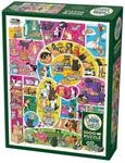Cobble Hill 3840126 Doodlekatzen, 1000 Teile Puzzle inkl. Puzzleposter f&uuml;r