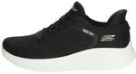 Skechers Damen Bobs Squad Chaos Current MuseSneaker, Schwarzer Textilrand, 38 EU