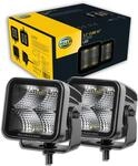 HELLA LED Zusatzscheinwerfer Black Magic Cube Set 3,2 Zoll 3000 echte Lumen