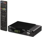 EMOS DVB-T2 HD Receiver H.265 HEVC mit USB, HDMI, SCART und Koaxial-Anschluss,
