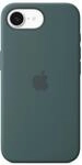 Apple iPhone 16e Silikon Case &minus; Seegr&uuml;n ​​​​​​​
