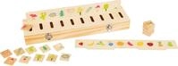 Small Foot Bildersortierbox Educate aus Holz, schult die Form- und Farberkennung,