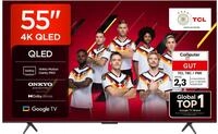 TCL 55T8C 55 Zoll QLED 4K HDR UHD Fernseher, Smart Google TV Dolby Vision &...