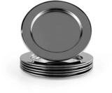 ECHTWERK Glasuntersetzer-Set aus Edelstahl, Getr&auml;nke-Untersetzer, Glasablage,...