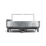 simplehuman KT1181 Stahlrahmen Abtropfgestell Geschirr mit Abtropfschale,