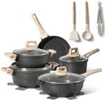 JUST PERFECTO Topf und Pfannenset Induktion - Pfannenset mit deckel - Induktions