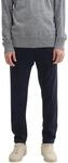 TOM TAILOR Denim Herren Basic Jogginghose mit Print,10668 - Sky Captain Blue, XXL
