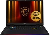 MSI Raider A18 HX Gaming-Laptop, 18" UHD+ Mini-LED 120 Hz Display, AMD Ryzen 9