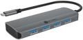 ICY BOX USB-C Docking Station (6-in-1) mit 1x HDMI (4K 60HZ), 4X USB 3.2 (Gen 1) HUB,