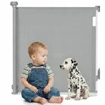 Lionelo Thea Treppenschutzgitter Ausziehbar f&uuml;r Babys, Hunde bis 140 cm