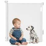 Lionelo Thea Treppenschutzgitter Ausziehbar f&uuml;r Babys, bis 140 cm | f&uuml;r Hunde,