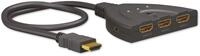 goobay HDMI Switch HDMI-Umschaltbox 3 auf 1 (4K @ 60Hz)