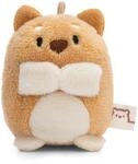 NICI Kuscheltier Hund Hiro 5cm braun - Stofftier aus weichem Pl&uuml;sch, niedliches