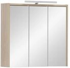Schildmeyer Spiegelschrank Juba 151290, Eiche hell Dekor, 65 x 16 x 64 cm
