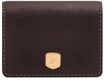 Fossil Lennox Leder oder Polyester Geldb&ouml;rse f&uuml;r Damen Schokoladenbraun