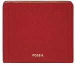 Fossil Logan Mini-Bifold-Geldb&ouml;rse aus Leder oder Polyurethan f&uuml;r Damen
